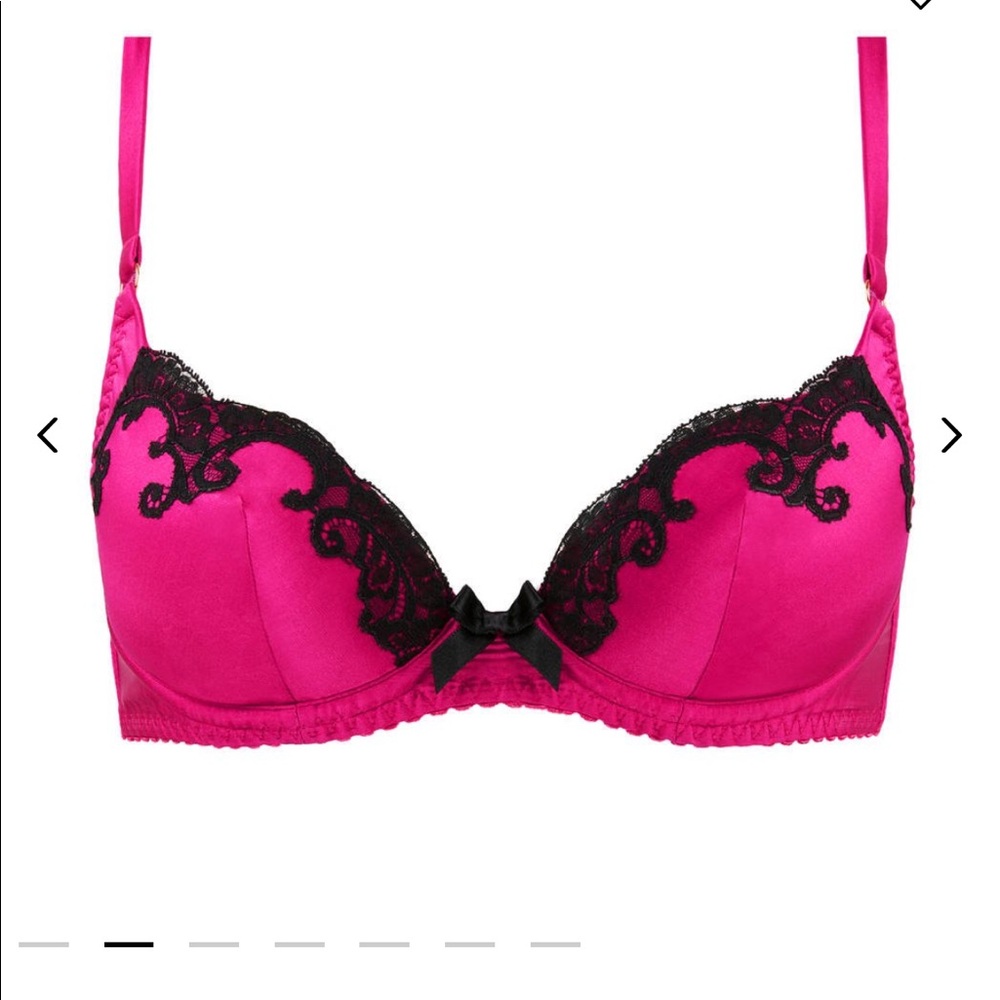 AGENT PROVOCATEUR SILK PADDED BRA